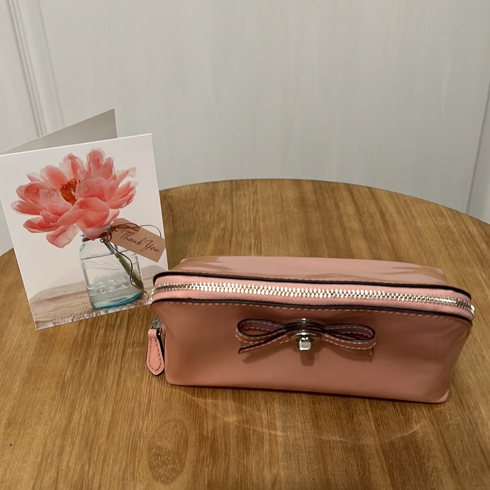Coach pink cosmetic turnlock bag - Picture 7 of 13
